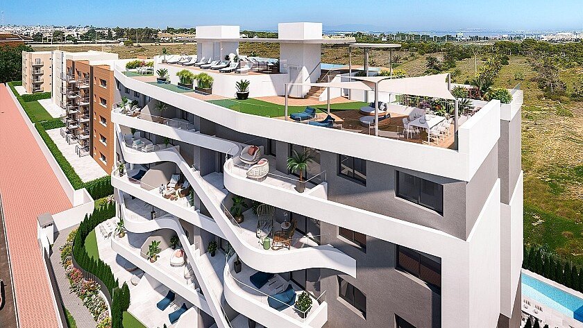 Apartment in Punta Prima, Alicante, Spain 3 bedrooms, 95 sq.m. No. 103329
