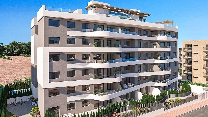 Apartment in Punta Prima, Alicante, Spain 3 bedrooms, 95 sq.m. No. 103329