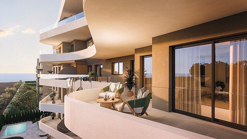 Apartment in Punta Prima, Alicante, Spain 3 bedrooms, 95 sq.m. No. 103329