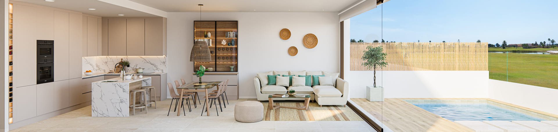 Квартира в Лос-Алькасарес, Мурсия, Испания 2 спальни, 187м2 №163748