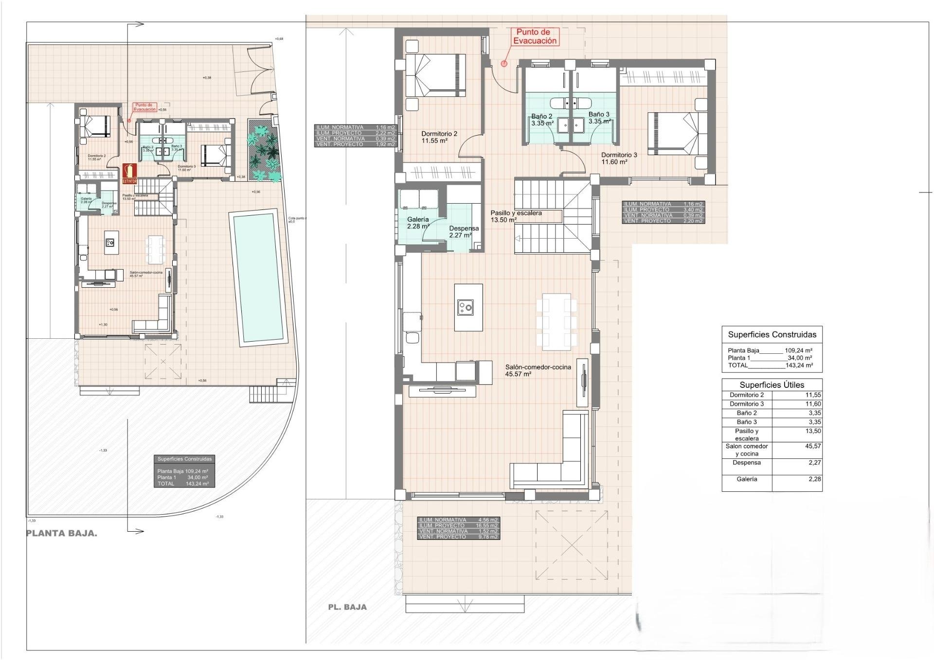 Villa en San Fulgencio, Alicante, España 3 dormitorios, 247 m2 No. 195535