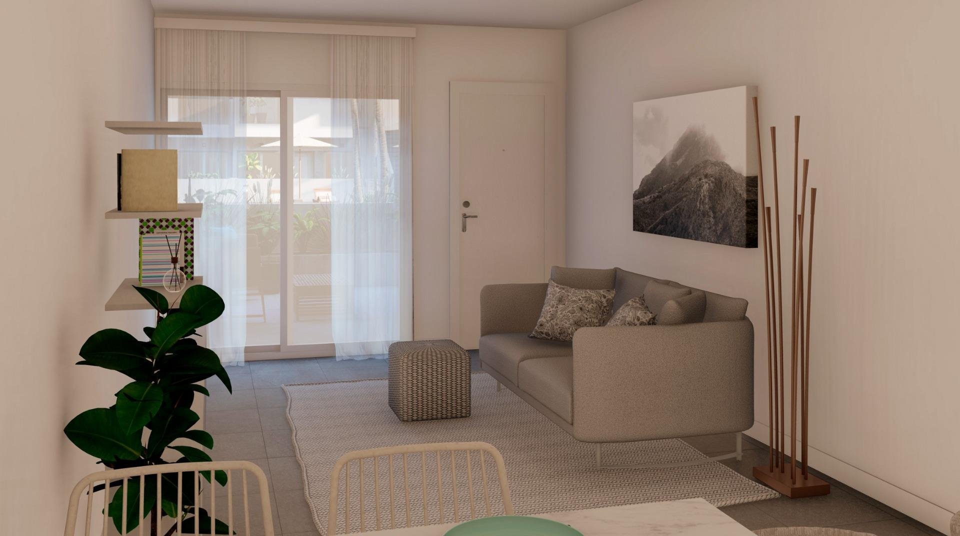 Bungalow i Torre-Pacheco, Murcia, Spanien 2 sovrum, 80 kvm. Nr. 111346