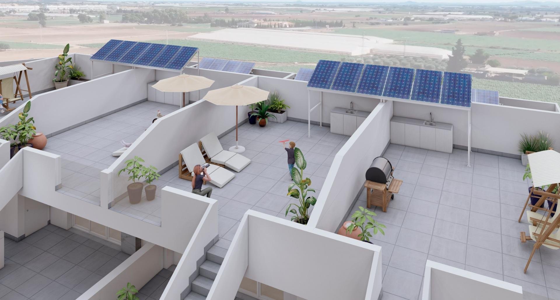 Bungalow i Torre-Pacheco, Murcia, Spanien 2 sovrum, 80 kvm. Nr. 111346