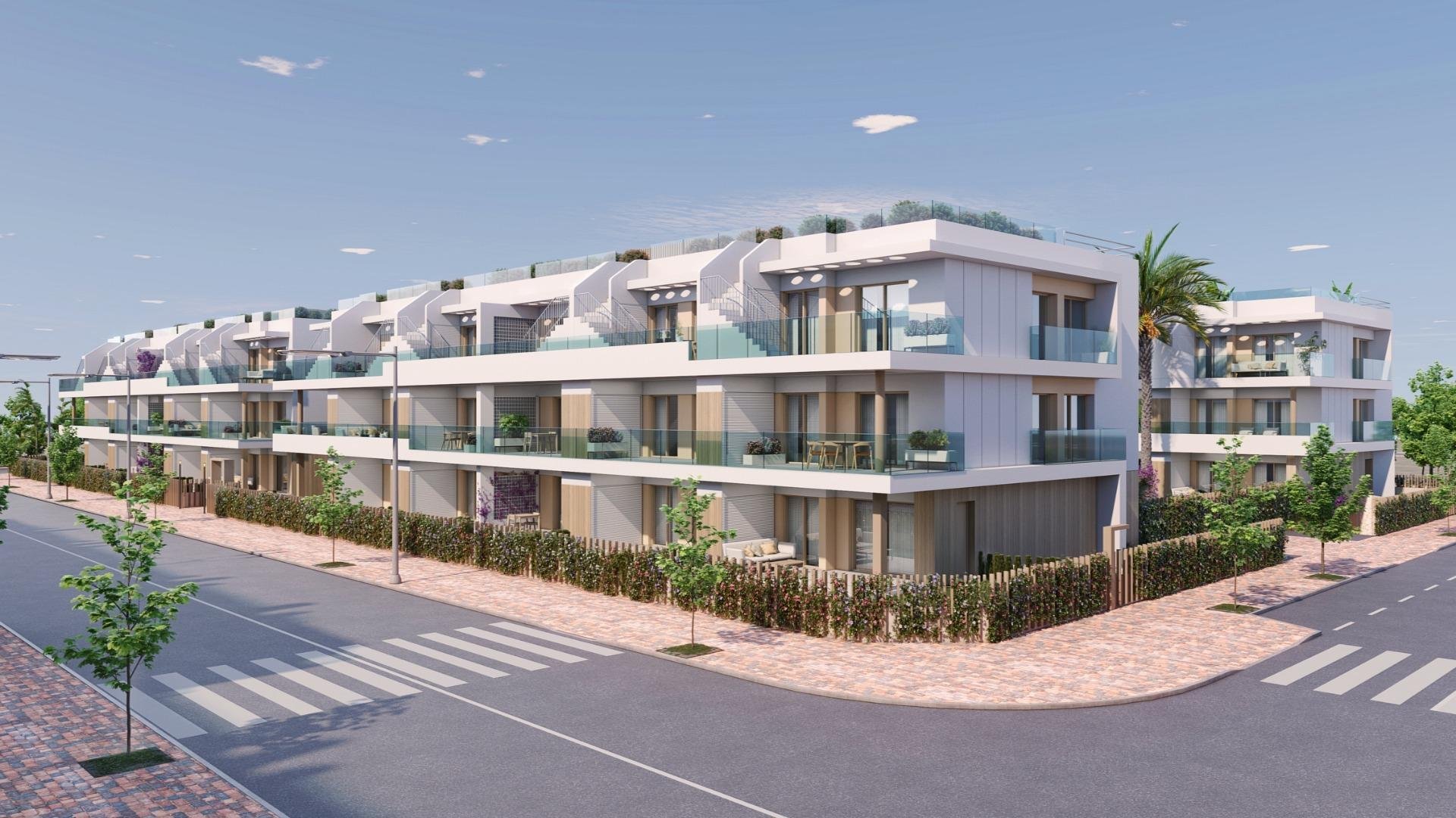 Huoneisto Pilar de la Horadada, Alicante, Espanja 2 makuuhuonetta, 63 m2 No. 111353