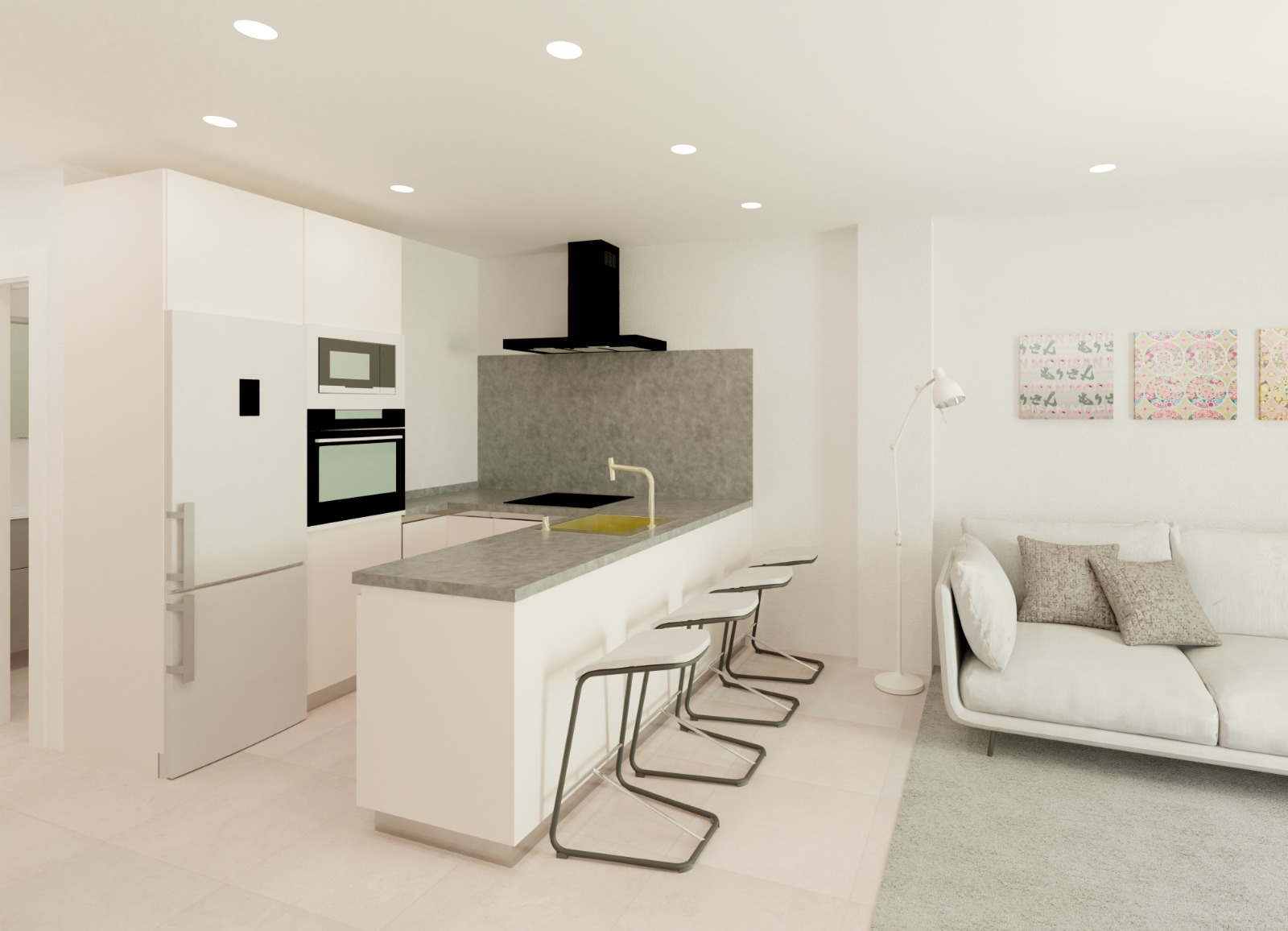 Bungalow a Fuengirola, Malaga, Spagna 2 camere da letto, 74 mq. N° 137006