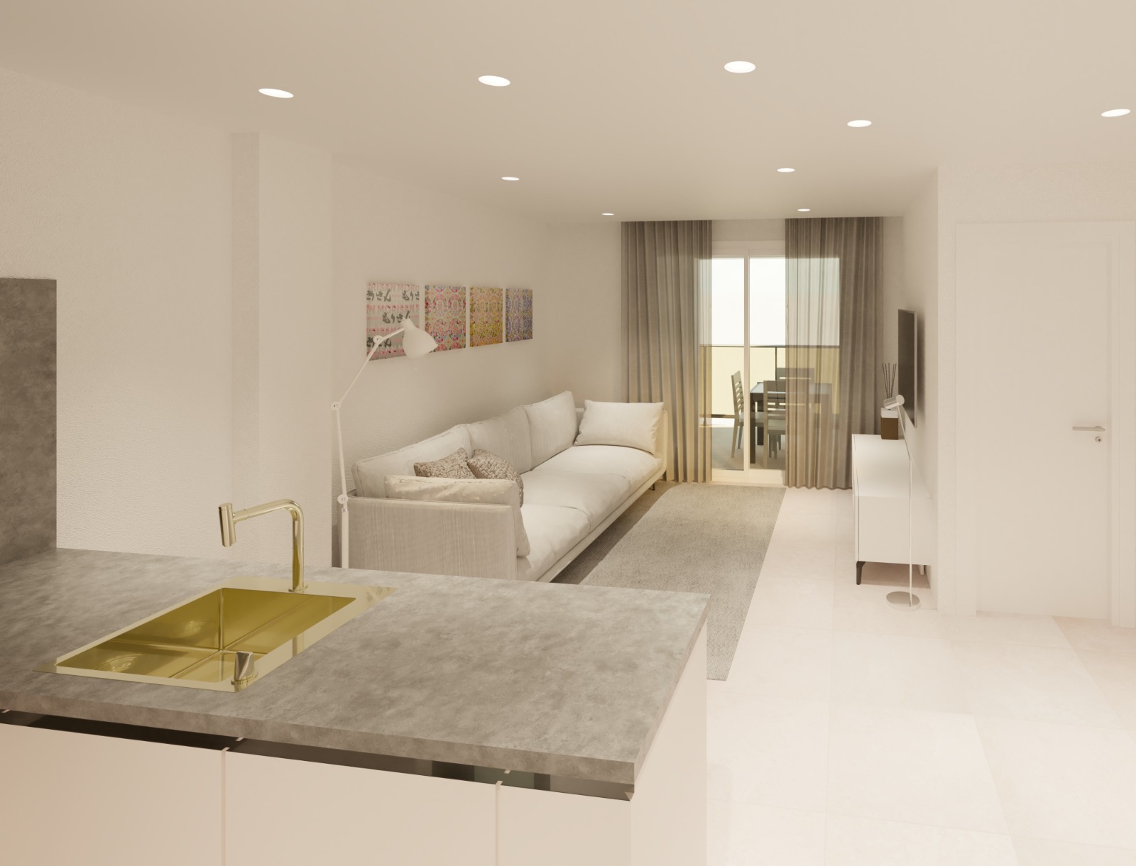 Bungalow a Fuengirola, Malaga, Spagna 2 camere da letto, 74 mq. N° 137006