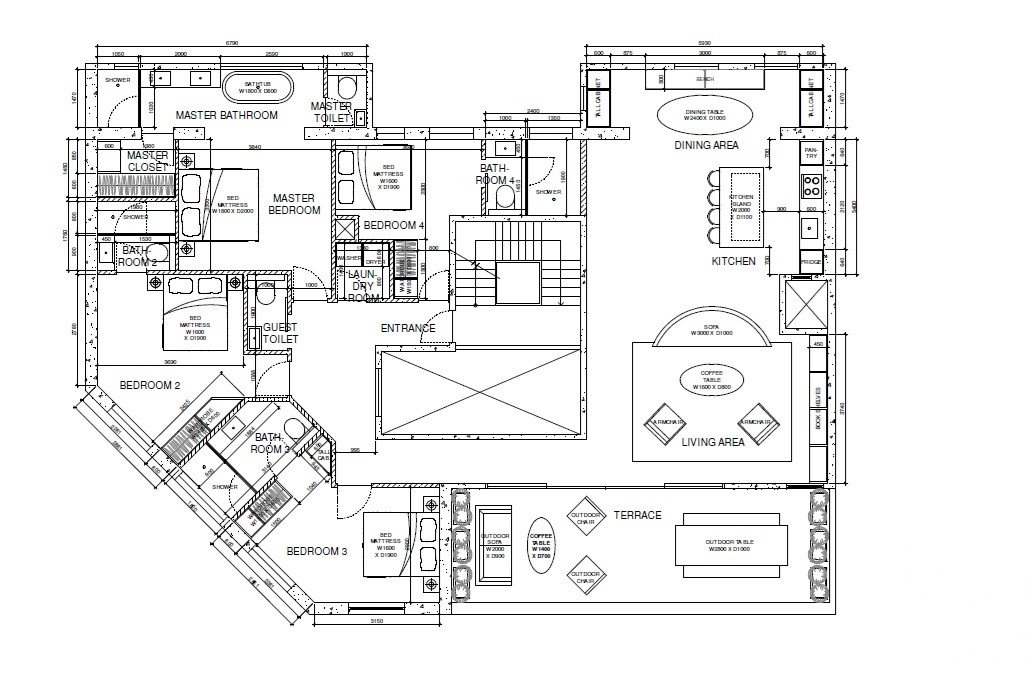 Penthouse à Barcelona, Espagne 4 chambres, 185 m2 No. 153945