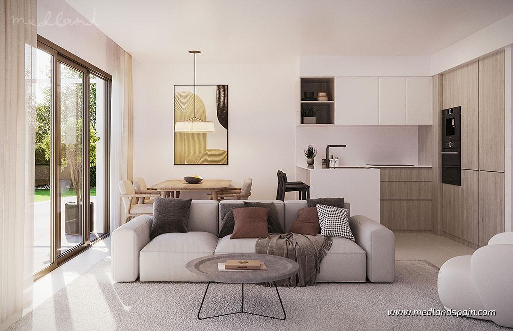 Huoneisto Estepona, Malaga, Espanja 3 makuuhuonetta, 105 m2 No. 177440