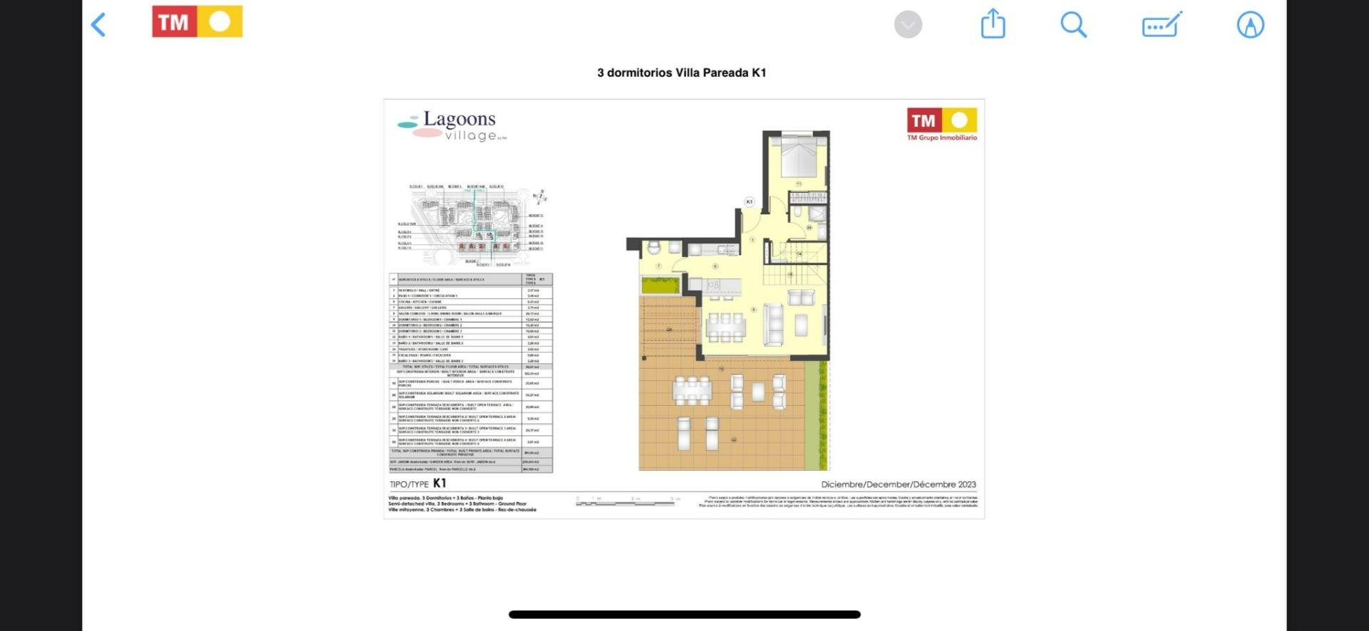 Apartment à Torrevieja, Alicante, Espagne 1 chambre, 86 m2 No. 177786
