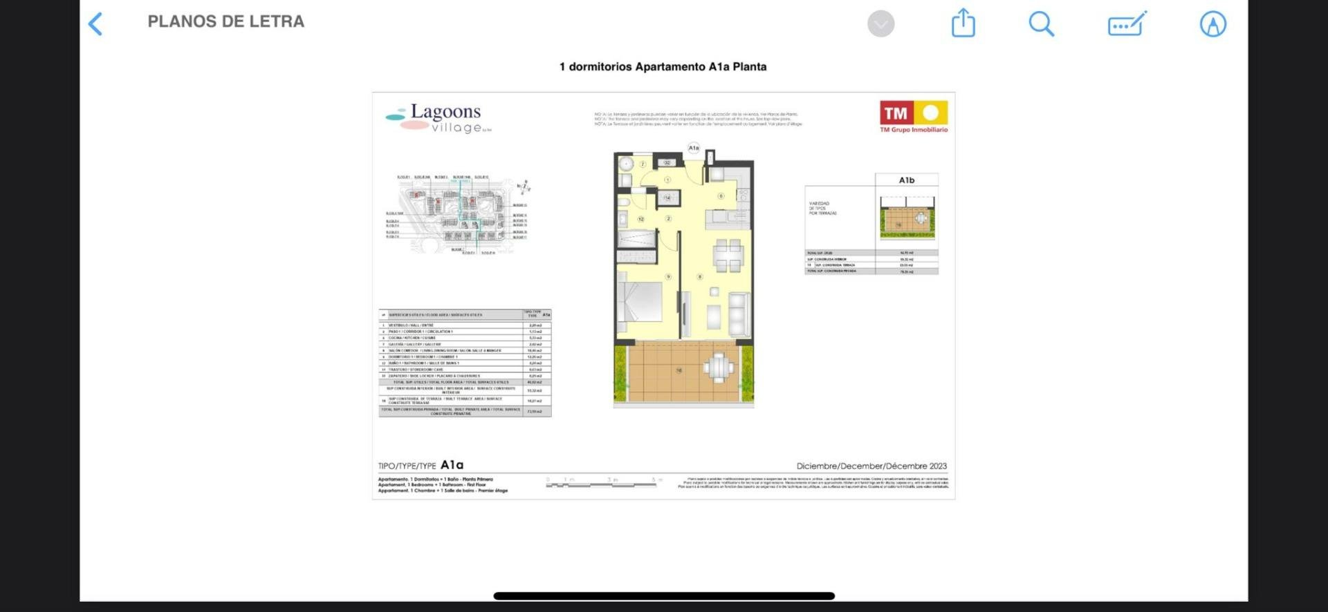 Apartment à Torrevieja, Alicante, Espagne 1 chambre, 86 m2 No. 177786