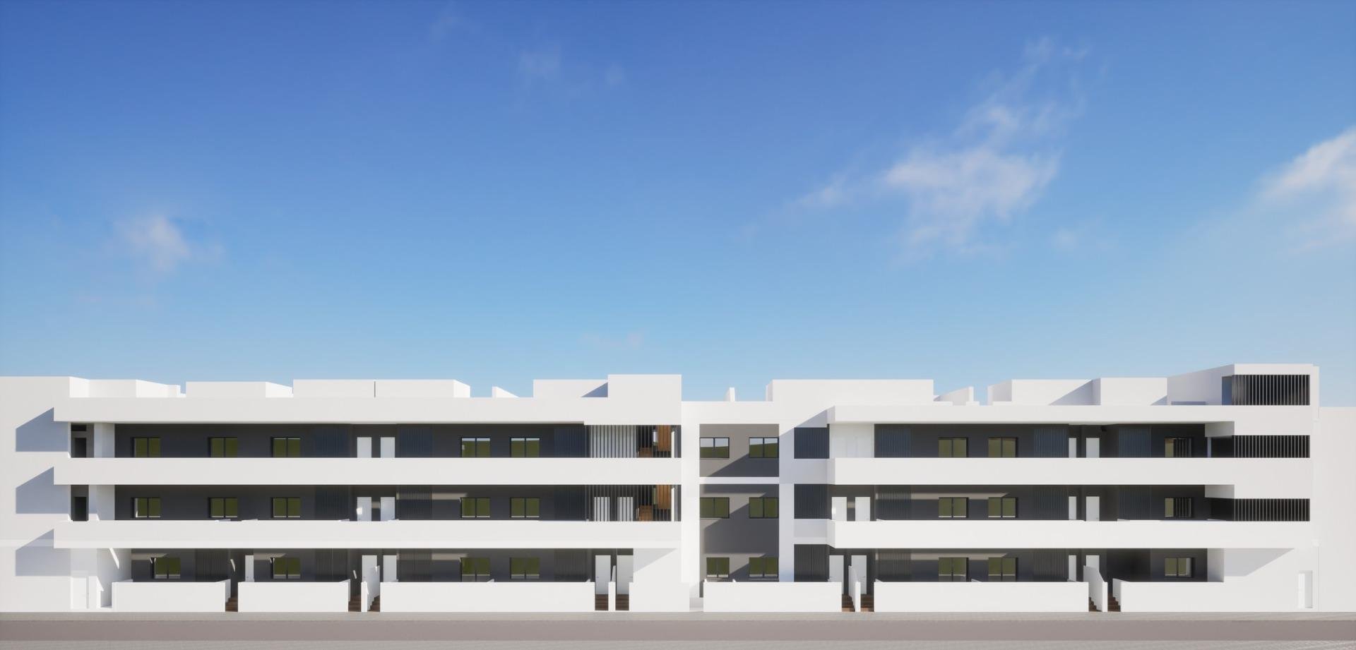 Квартира в Бенихофар, Аликанте, Испания 3 спальни, 84м2 №142176