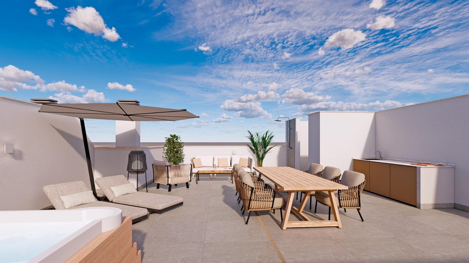Bungalo Pilar de la Horadada, Alicante, Spānijā 3 istabas, 82 m2 Nr. 193917