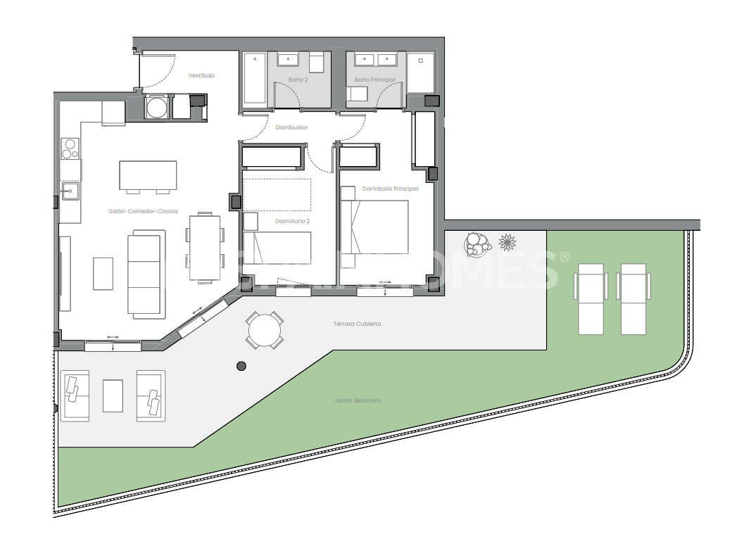 Apartamento en Estepona, Málaga, España 2 dormitorios, 64 m2 No. 138714