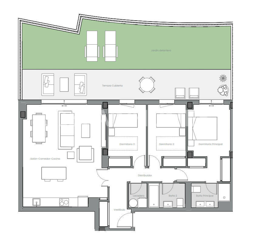Apartamento en Estepona, Málaga, España 2 dormitorios, 64 m2 No. 138714