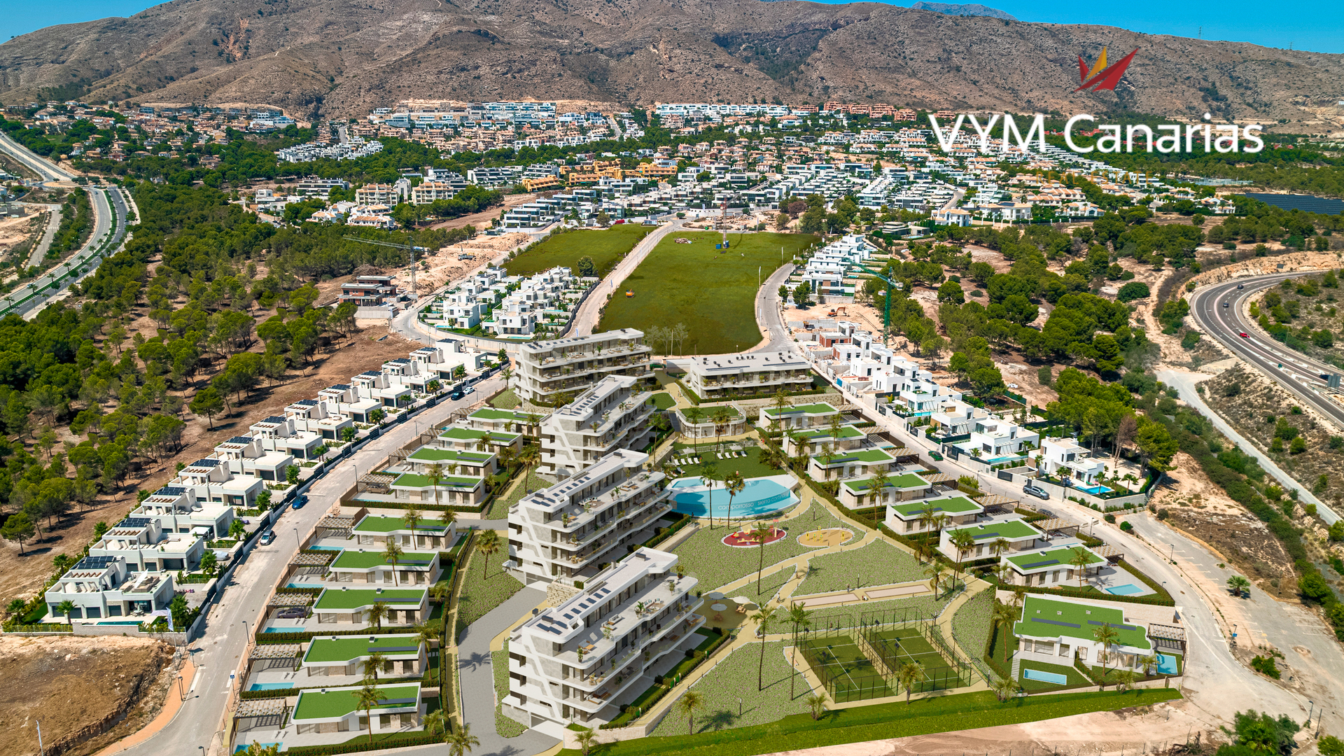 Villa a Golf Bahia, Alicante, Spagna 3 camere da letto, 114 mq. N° 140423