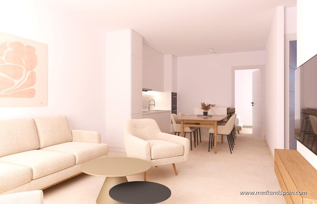 Apartment à Torre-Pacheco, Murcia, Espagne 2 chambres, 68 m2 No. 154426