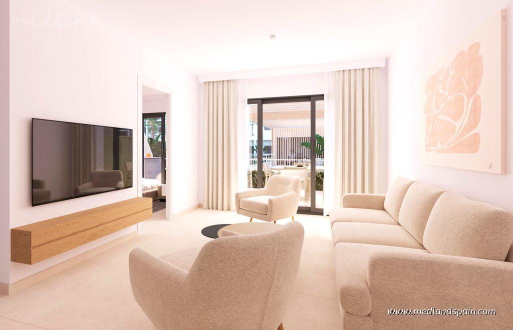 Wohnung in Torre-Pacheco, Murcia, Spanien 3 Schlafzimmer, 85 m2 Nr. 154425