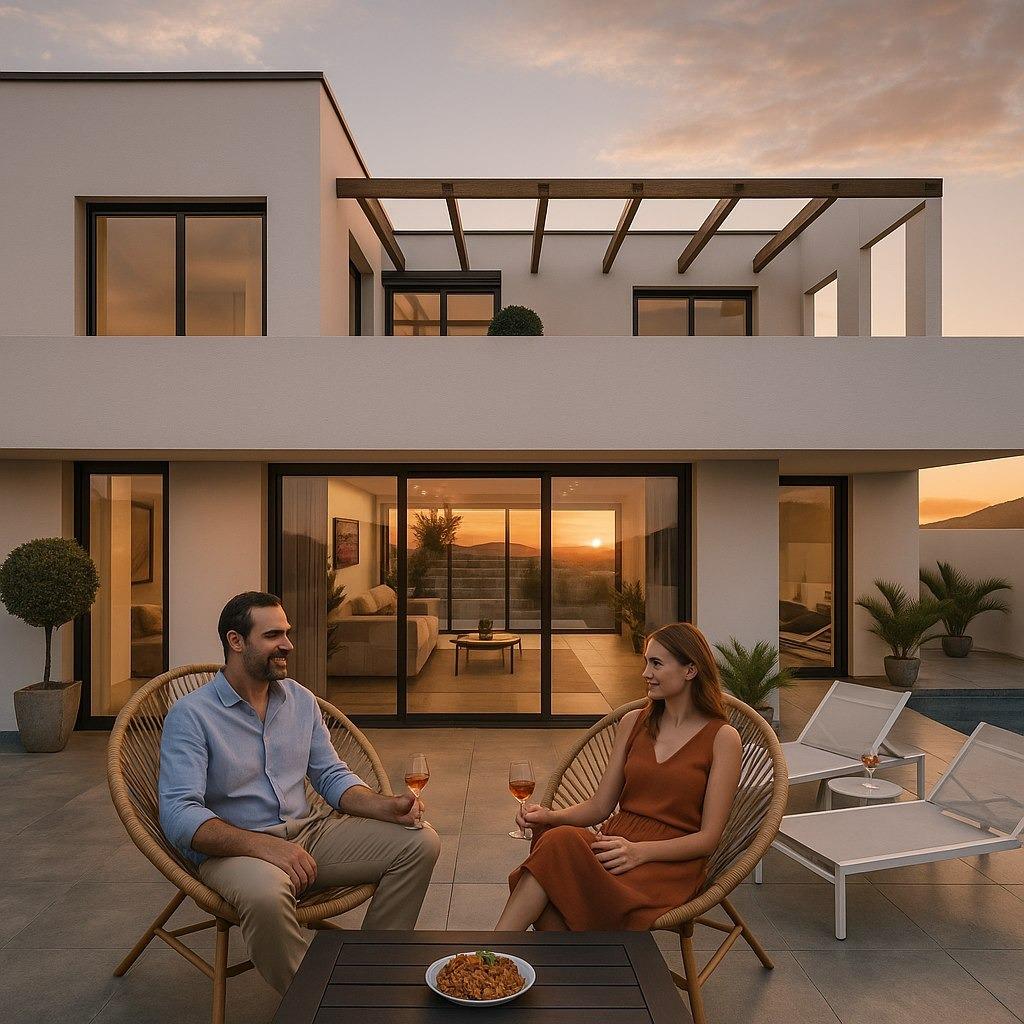 Villa i Finestrat, Alicante, Spanien 3 sovrum, 482 kvm. Nr. 165390