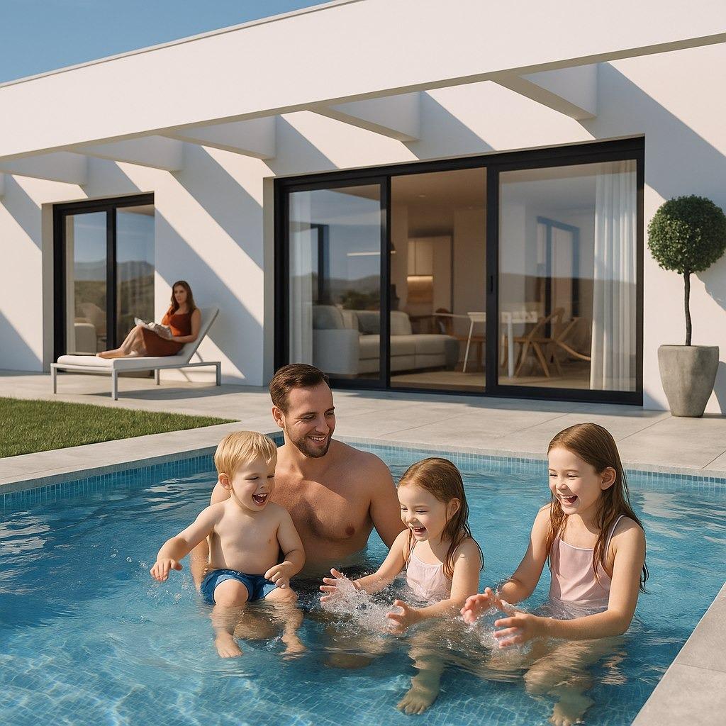 Villa i Finestrat, Alicante, Spanien 3 sovrum, 482 kvm. Nr. 165390
