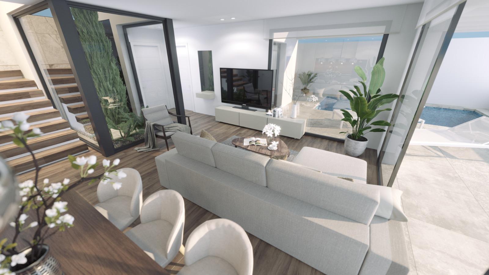 Villa i Finestrat, Alicante, Spanien 3 sovrum, 482 kvm. Nr. 165390