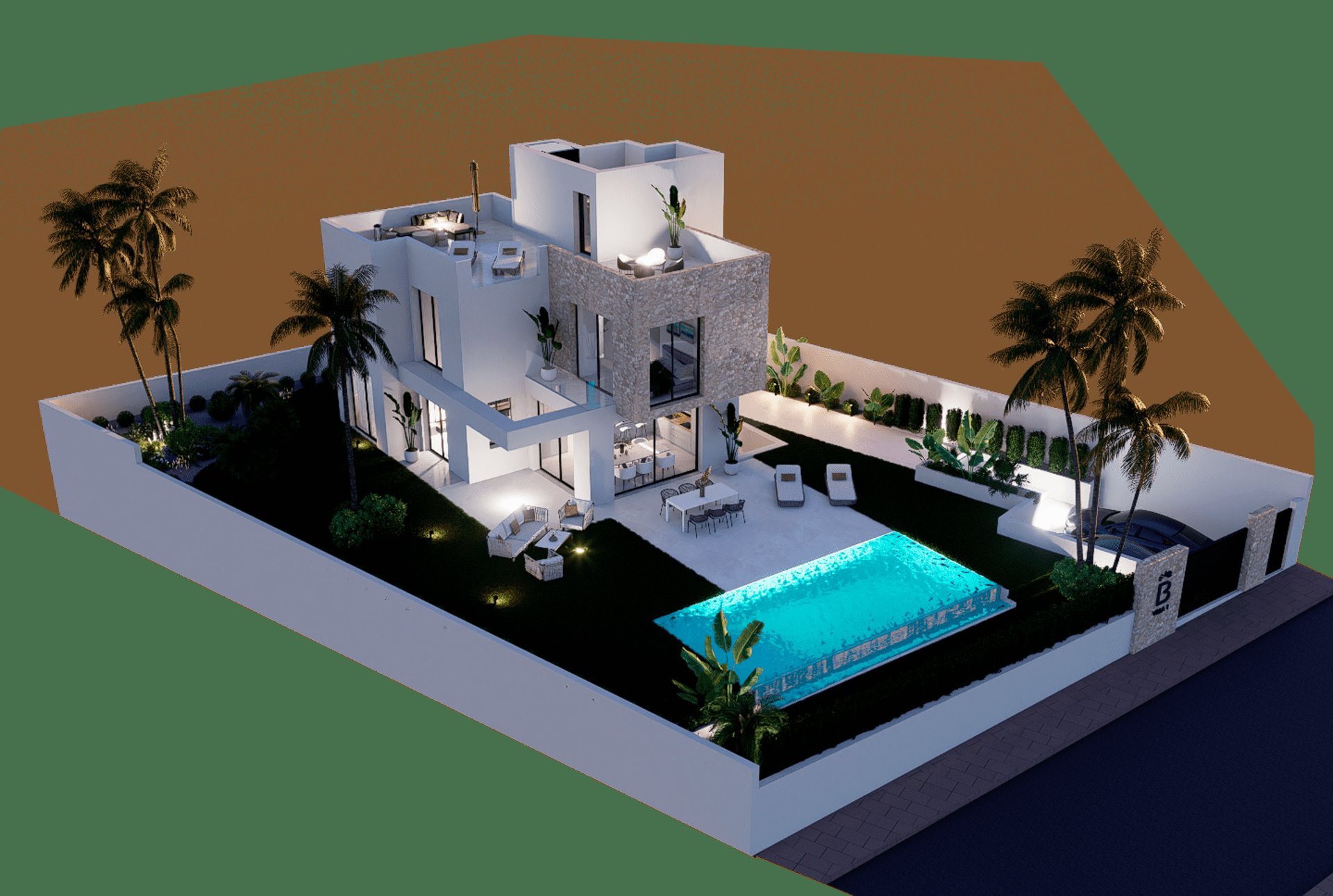 Villa à Finestrat, Alicante, Espagne 3 chambres, 330 m2 No. 195574