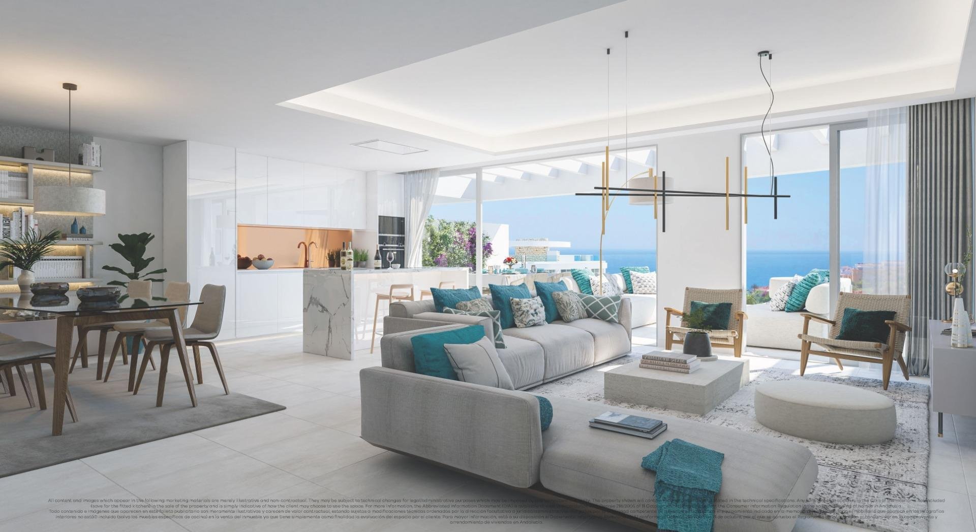 Penthäuser in Mijas, Malaga, Spanien 3 Schlafzimmer, 121 m2 Nr. 169271