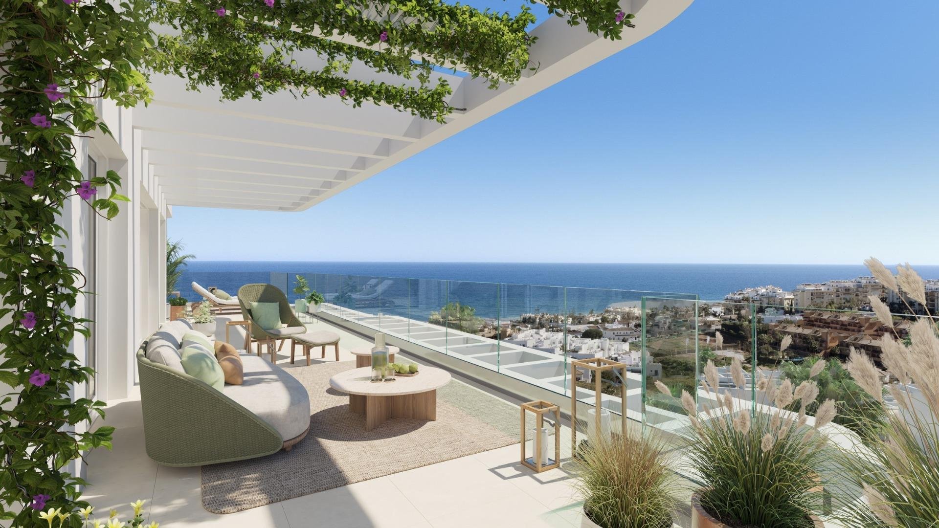 Penthäuser in Mijas, Malaga, Spanien 3 Schlafzimmer, 121 m2 Nr. 169271
