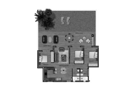 Планировка Дома «3BR-19» 3 спальни в ЖК Velapi Golf