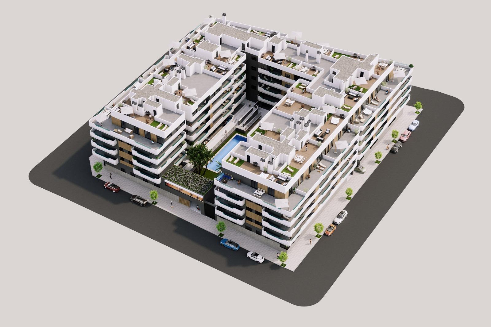 Appartamento a Santa Pola, Alicante, Spagna 2 camere da letto, 80.9 mq. N° 165747
