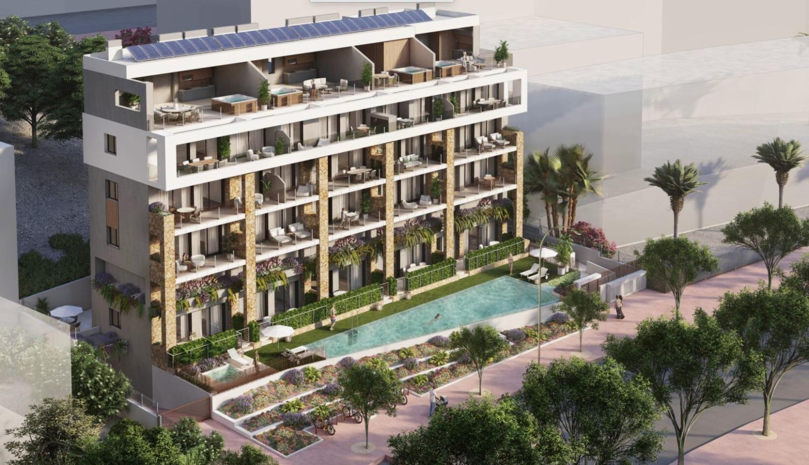 Lägenhet i Villajoyosa, Alicante, Spanien 2 sovrum, 67 kvm. Nr. 165744