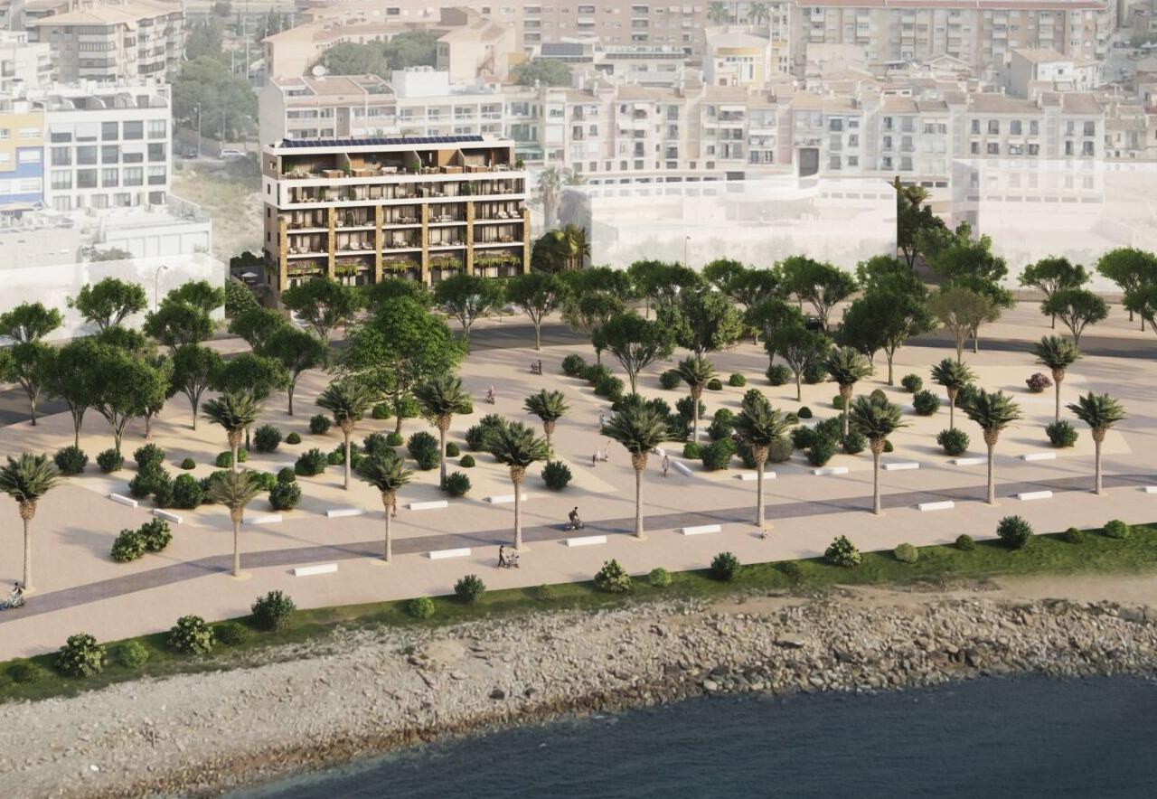 Lägenhet i Villajoyosa, Alicante, Spanien 2 sovrum, 67 kvm. Nr. 165744