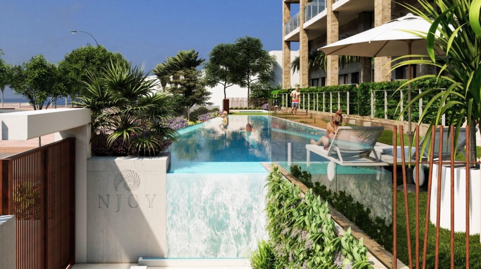 Lägenhet i Villajoyosa, Alicante, Spanien 2 sovrum, 67 kvm. Nr. 165744