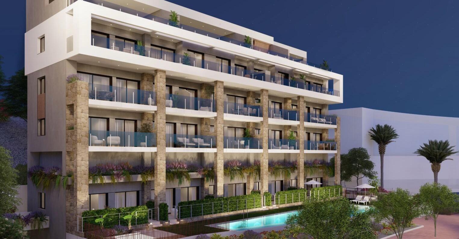 Lägenhet i Villajoyosa, Alicante, Spanien 2 sovrum, 67 kvm. Nr. 165744