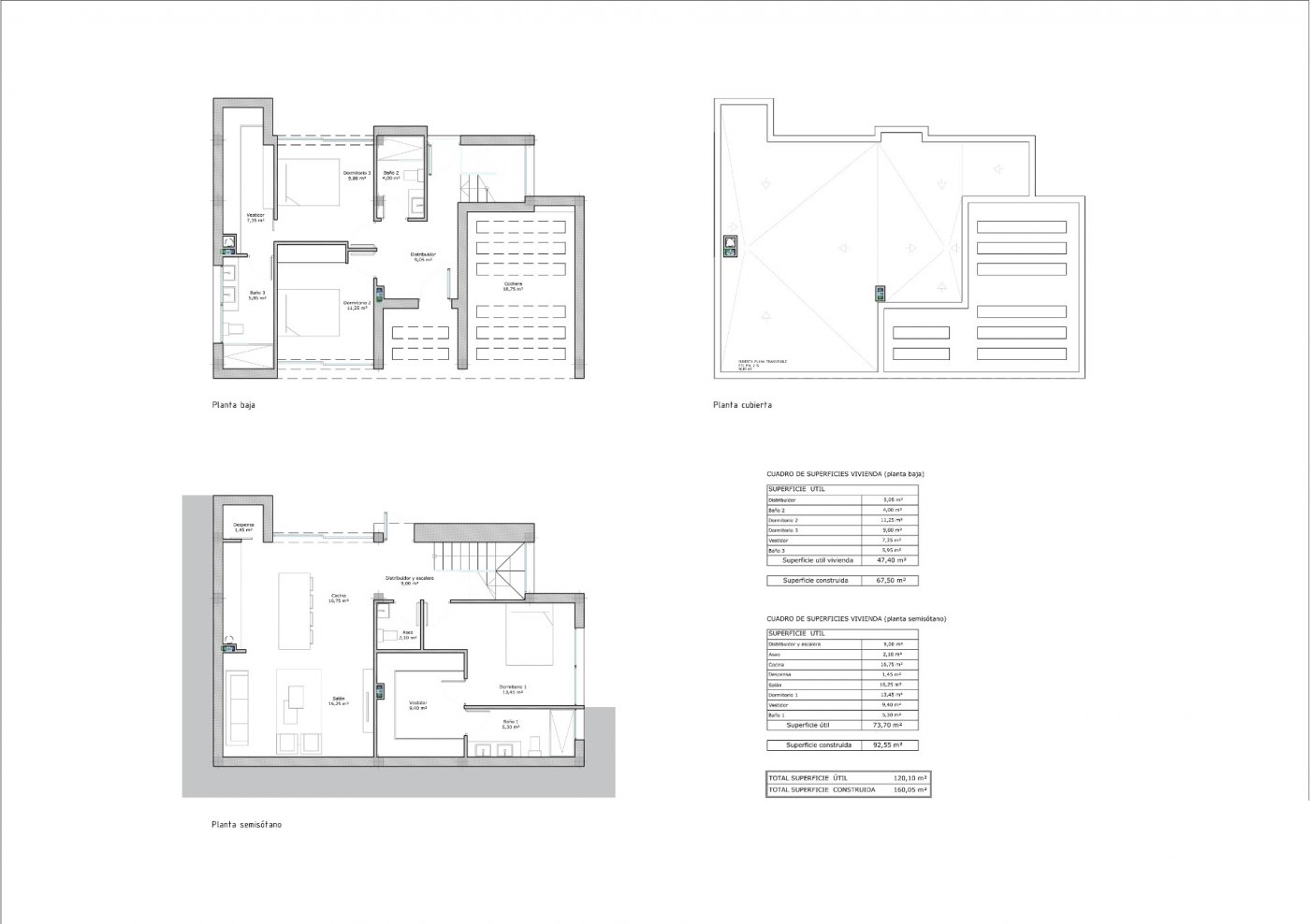 Villa i Fortuna, Murcia, Spanien 3 sovrum, 146 kvm. Nr. 75736