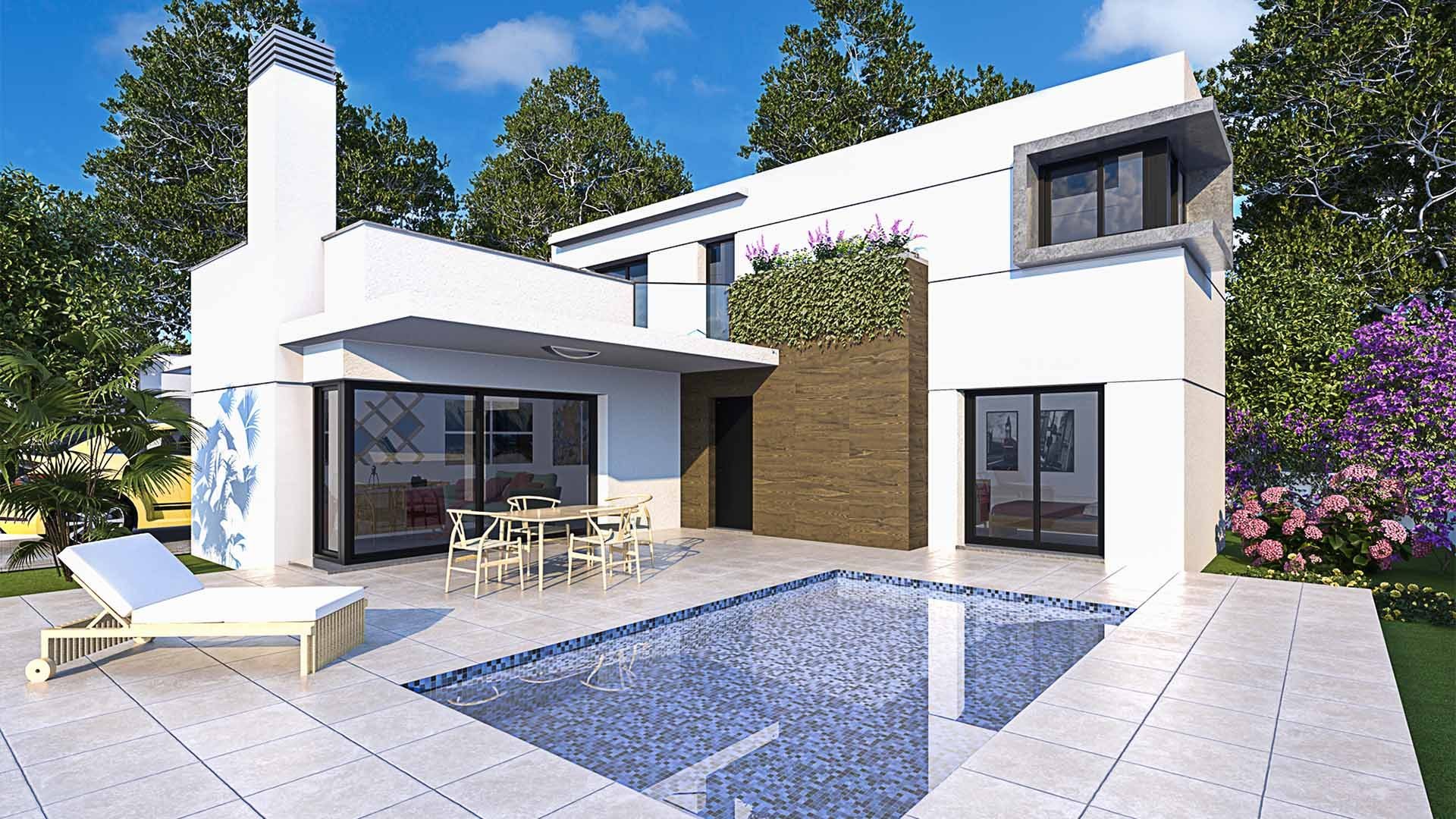 Villa in Lago Di Como, Mil Palmeras, Alicante, Spanien 3 Schlafzimmer, 122 m2 Nr. 64877