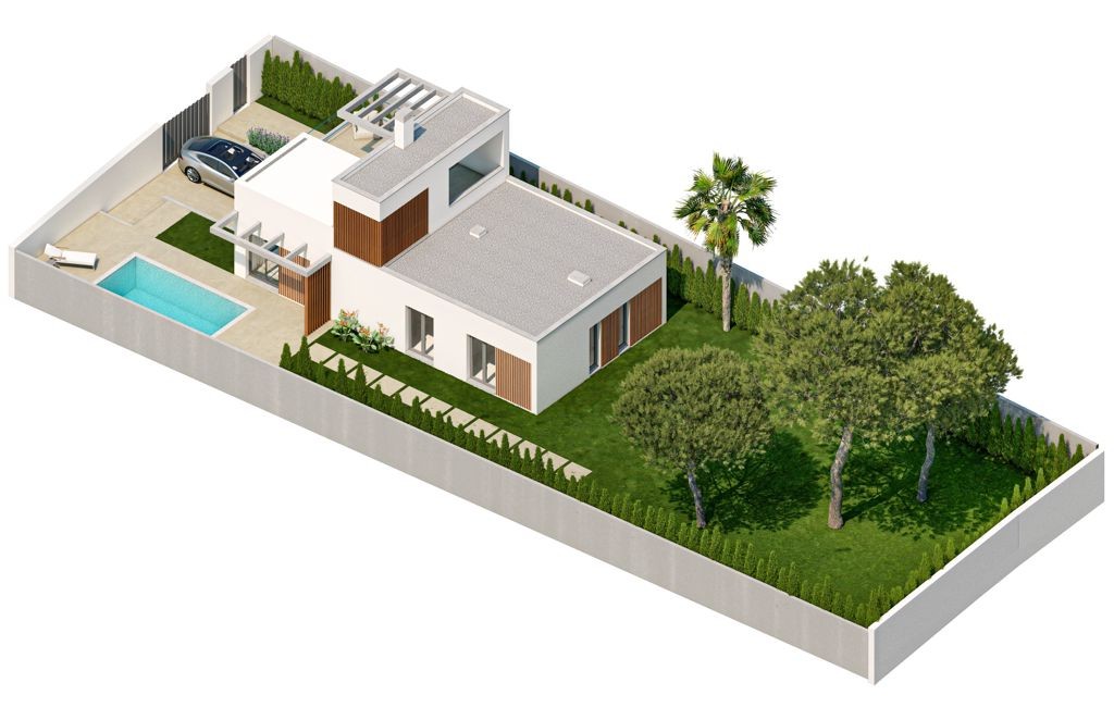 Villa en Finestrat, Alicante, España 3 dormitorios, 151 m2 No. 145044