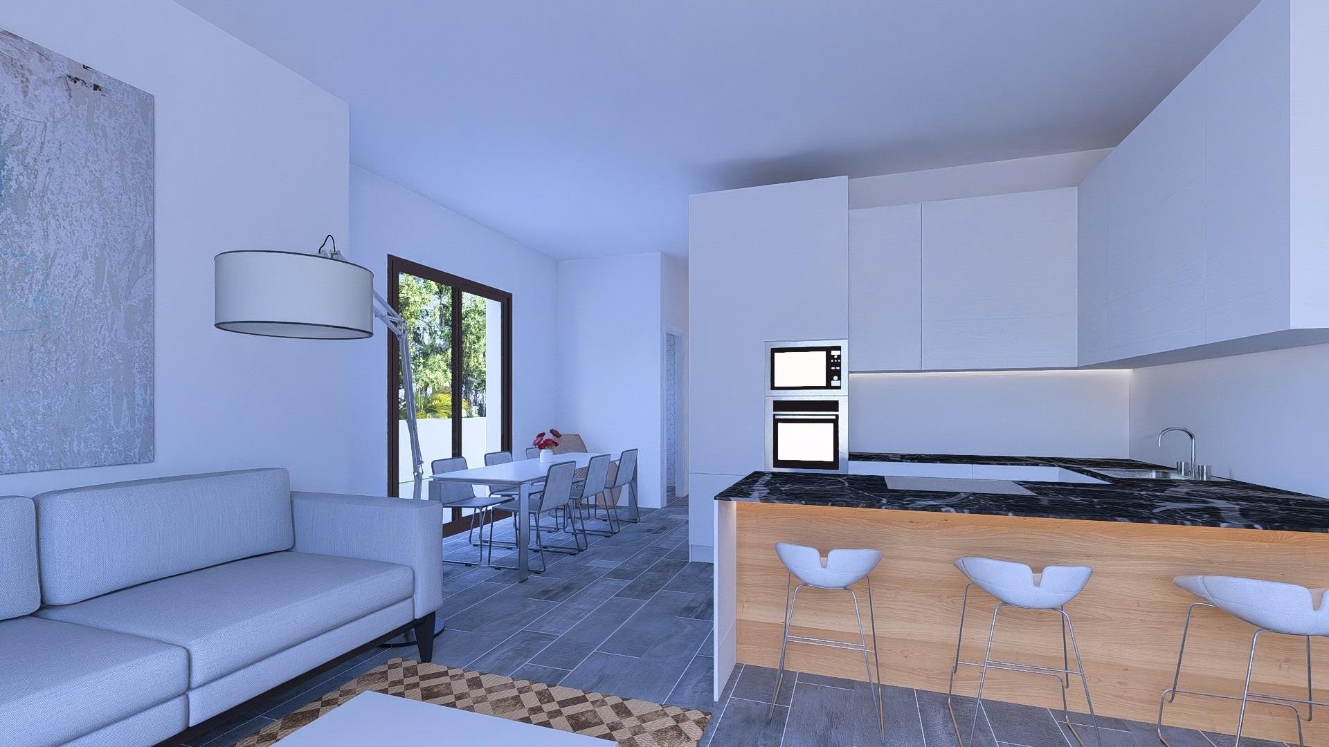 Villa a Daya Nueva, Alicante, Spagna 3 camere da letto, 130 mq. N° 196212