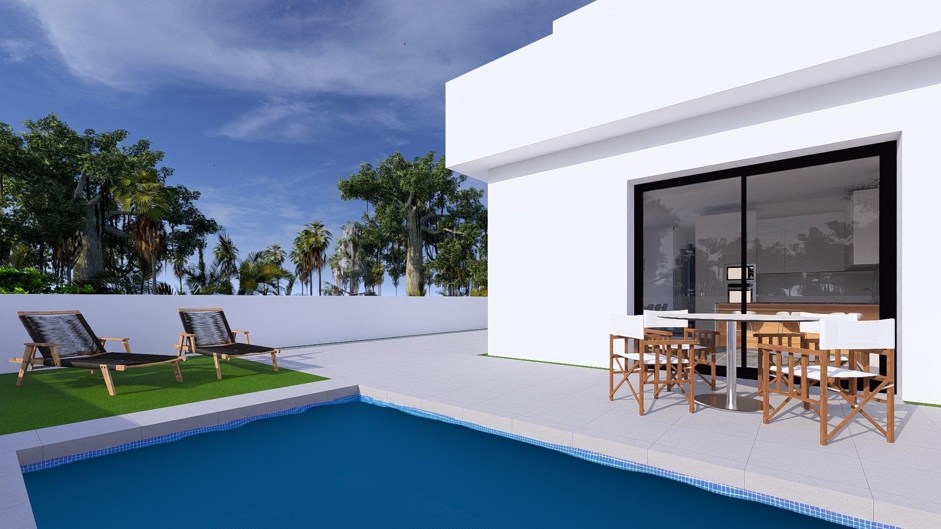 Villa a Daya Nueva, Alicante, Spagna 3 camere da letto, 130 mq. N° 196212