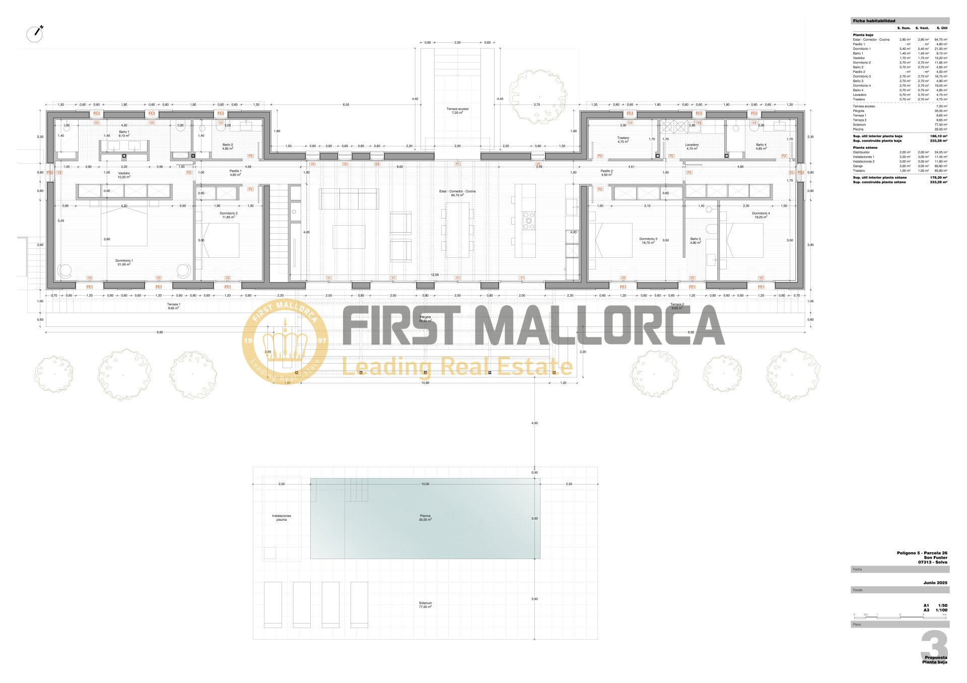Land in Moscari, Mallorca, Spanien 4 Schlafzimmer, 17200 m2 Nr. 147486