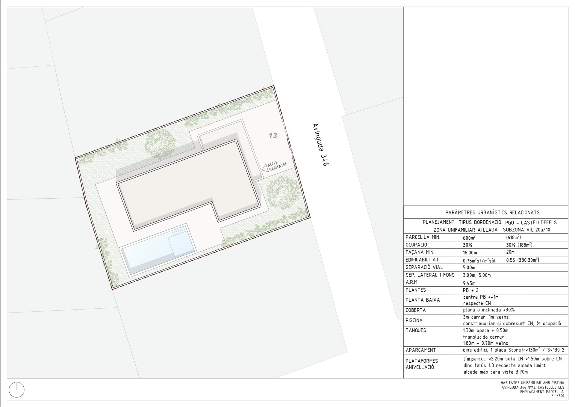 Dom w Castelldefels, Barcelona, Hiszpania 4 sypialnie, 330 mkw. nr 167743