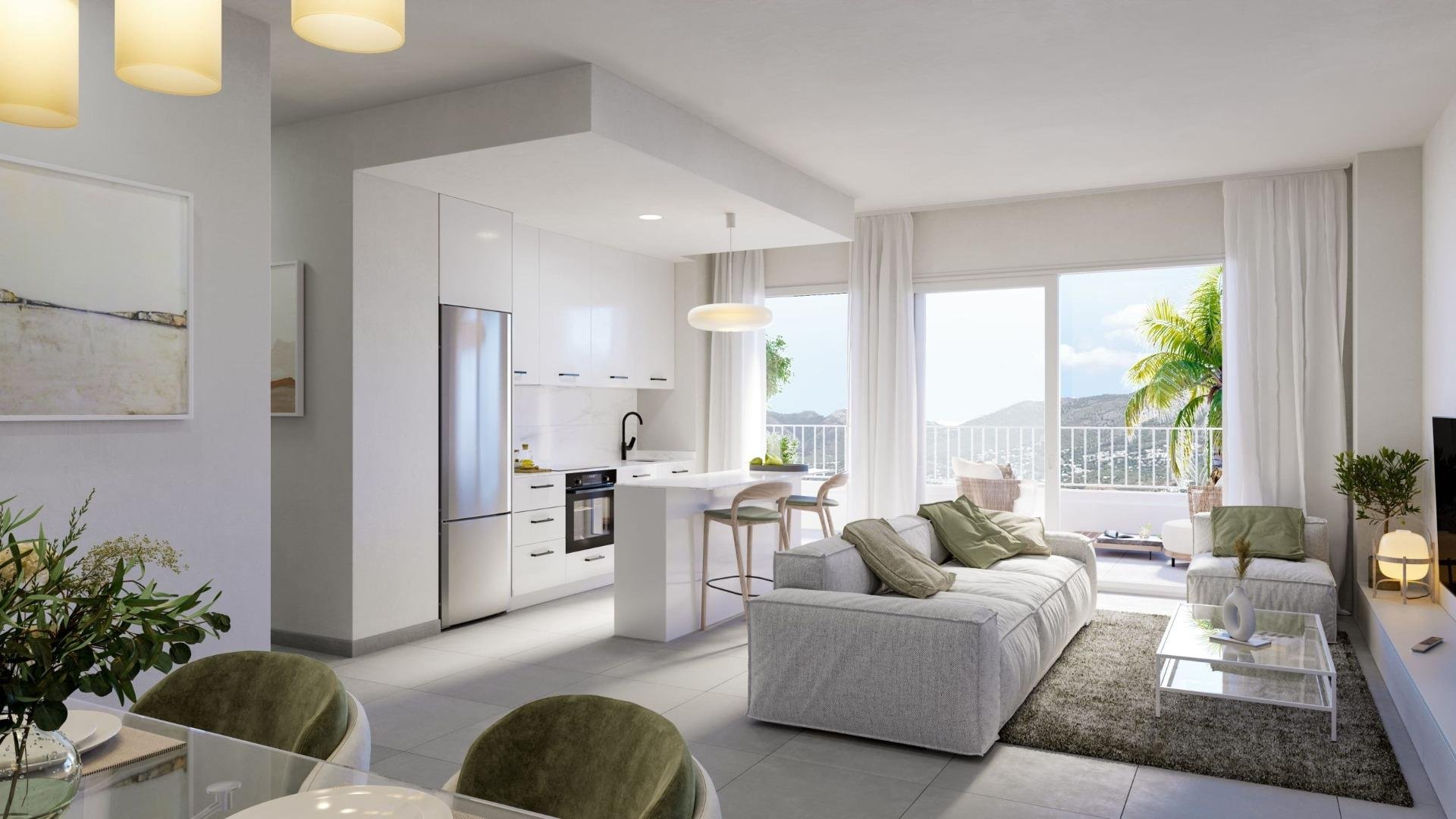 Lägenhet i Fuengirola, Malaga, Spanien 2 sovrum, 115 kvm. Nr. 169294