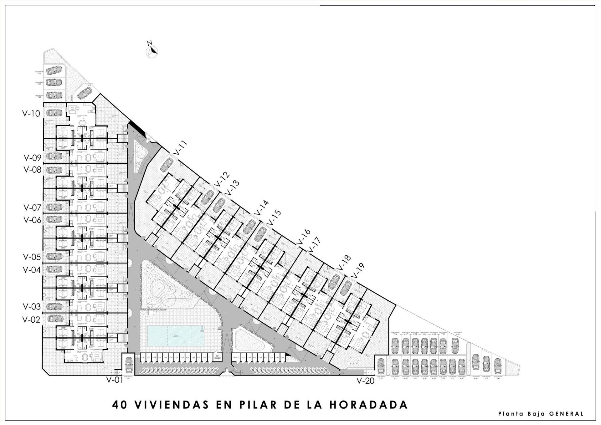 Bungalowi Pilar de la Horadada, Alicante, Espanja 2 makuuhuonetta, 72 m2 No. 187262