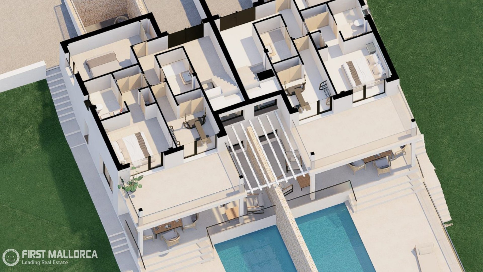 Villa in Mallorca, Spanien 3 Schlafzimmer, 320 m2 Nr. 192416