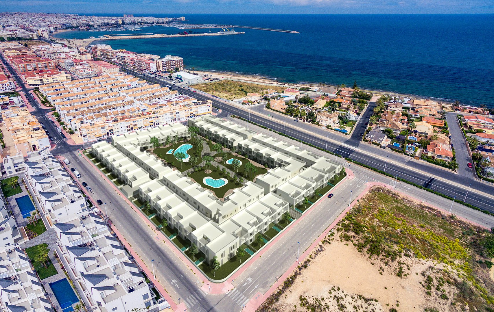 Bungalow en Torrevieja, Alicante, España 2 dormitorios,  No. 173509