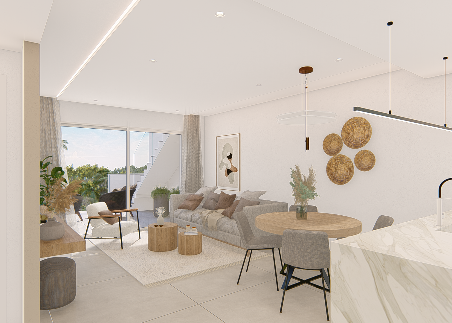 Квартира в Area Beach, Гуардамар-дель-Сегура, Аликанте, Испания 3 спальни, 118.19м2 №96765