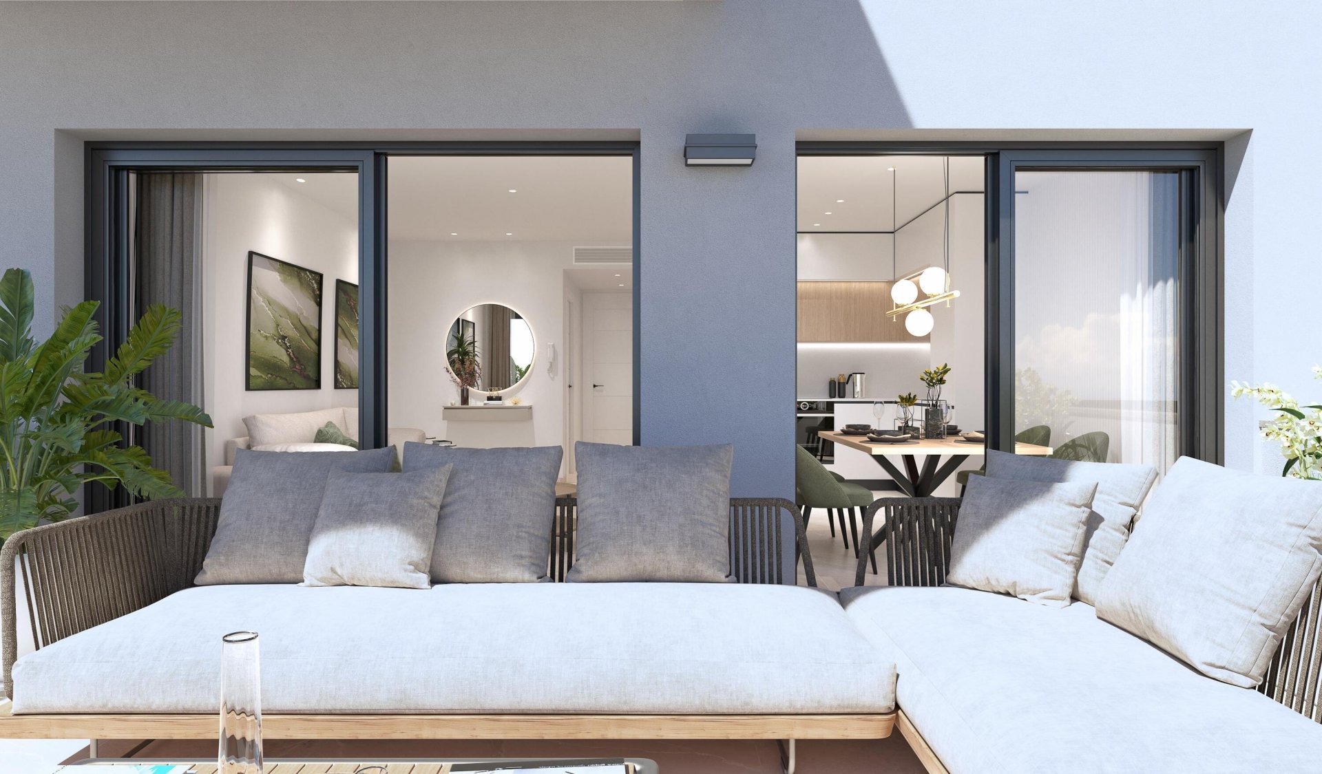 Dzīvoklis Los Balcones, Alicante, Spānijā 2 istabas, 115 m2 Nr. 110214