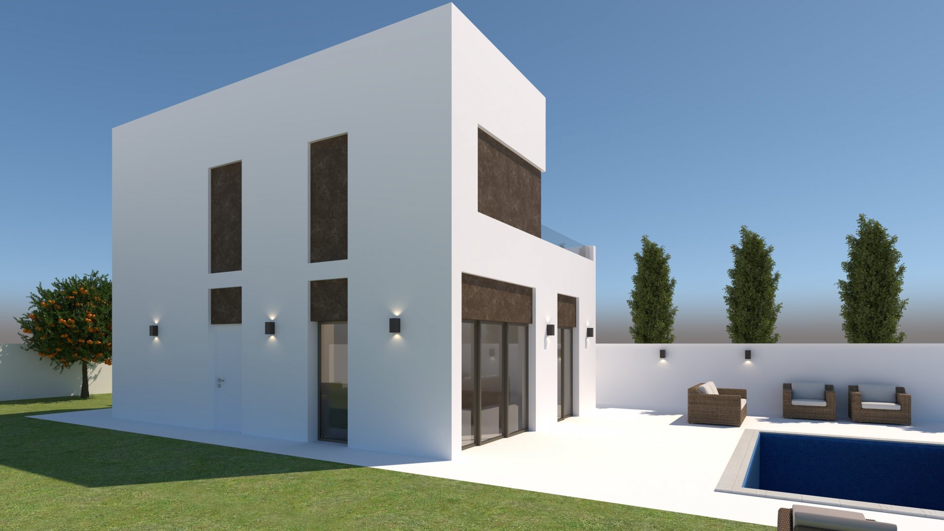 Villa in Dona Pepa, Alicante, Spain 3 bedrooms, 114 sq.m. No. 110211