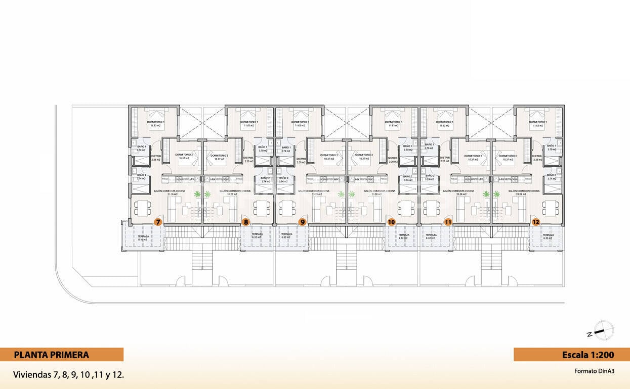 Apartment in San Pedro del Pinatar, Murcia, Spain 2 bedrooms, 70 sq.m. No. 168675
