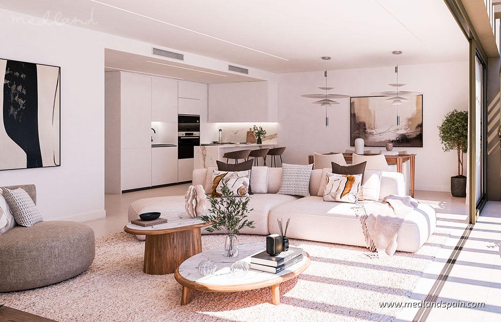 Appartamento a Estepona, Malaga, Spagna 3 camere da letto, 113 mq. N° 132971