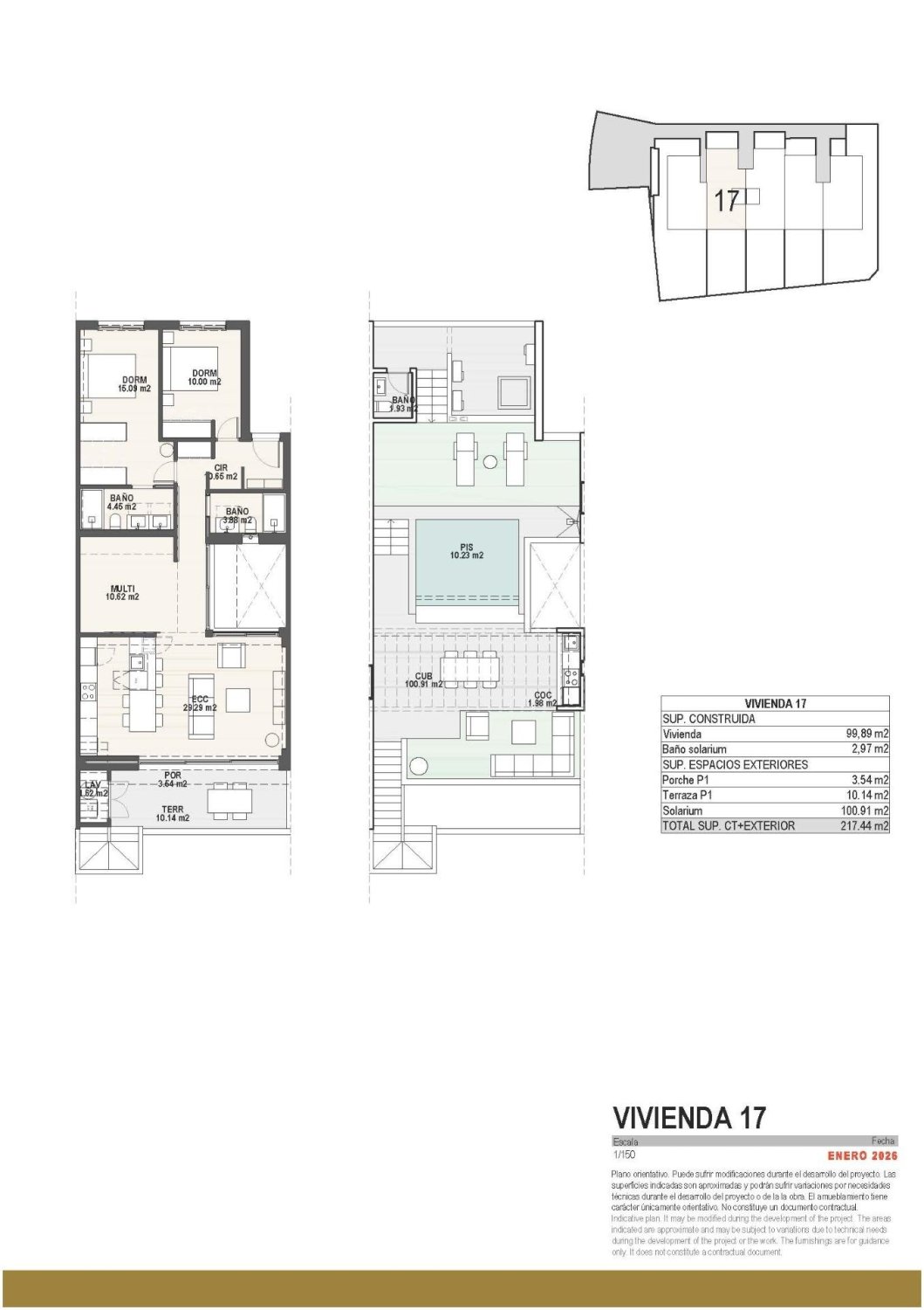 Bungalow à Pilar de la Horadada, Alicante, Espagne 3 chambres, 99 m2 No. 186840